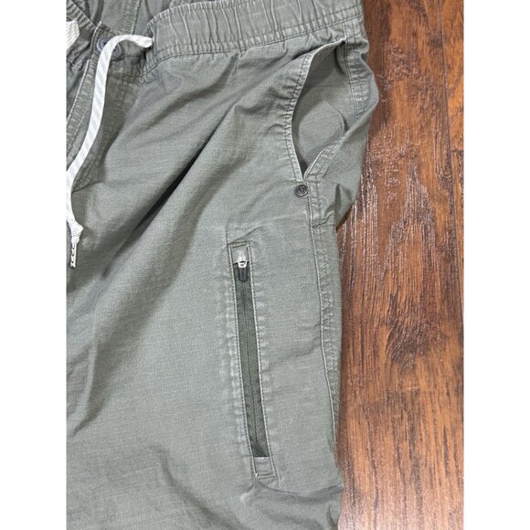 VUORI Womens Green Jogger Pants Drawstring Waist Casual Zip Pocket Tapered leg - Picture 8 of 10